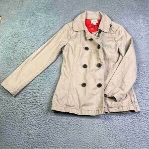 Levi's Beige Double-Breasted Trench Coat